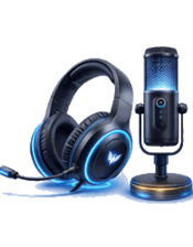 Mängude peakomplektid ja mikrofonid