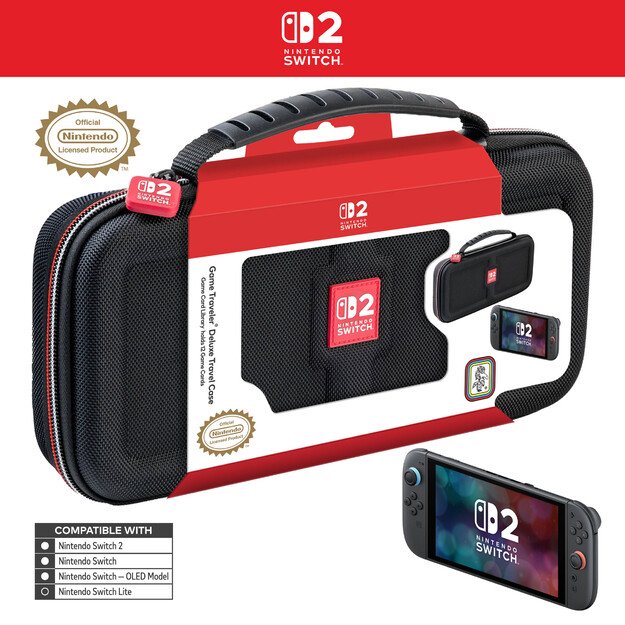 Nintendo Game Traveler: Deluxe Travel Case - Black