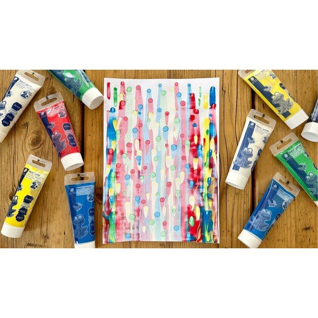 Staedtler - Noris Junior Finger paint, 75ml 6 pcs (+2 Years) (8816)