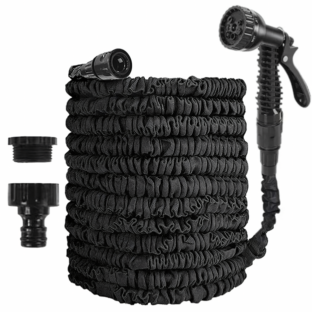 Lankstus sodo žarnos 30 m laistymo pistoleto jungčių rinkinys