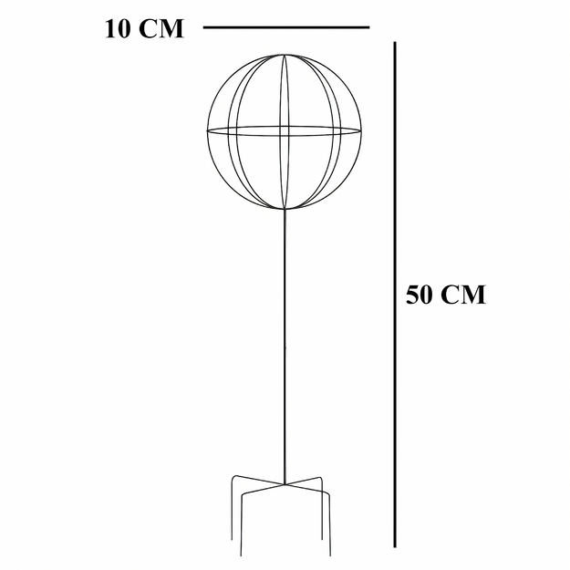 Dārza pergola, terase, metāla balsts vīteņaugiem, rožu ziediem, 50x10 cm, zaļš