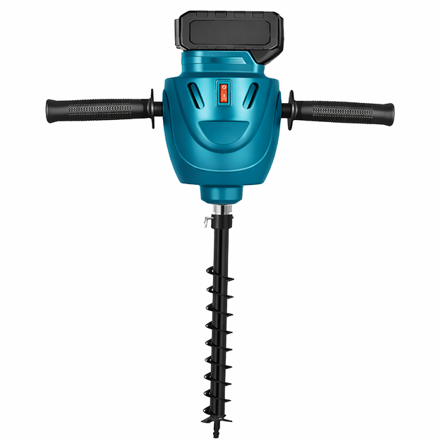 Akumulatora urbis zemei, augsnei, javai, mikseris-urbjmašīna, 2x akumulatori