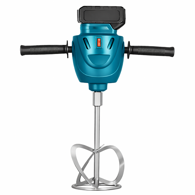 Akumulatora urbis zemei, augsnei, javai, mikseris-urbjmašīna, 2x akumulatori