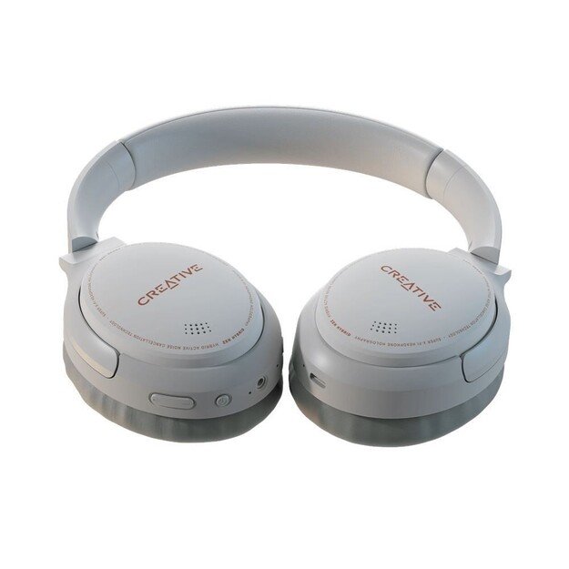 Creative - Zen Hybrid Wireless Over-ear Headphones ANC, White 3