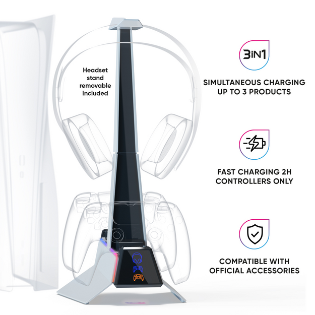 ONIVERSE PS5 FAST CHARGING STATION - BLACK