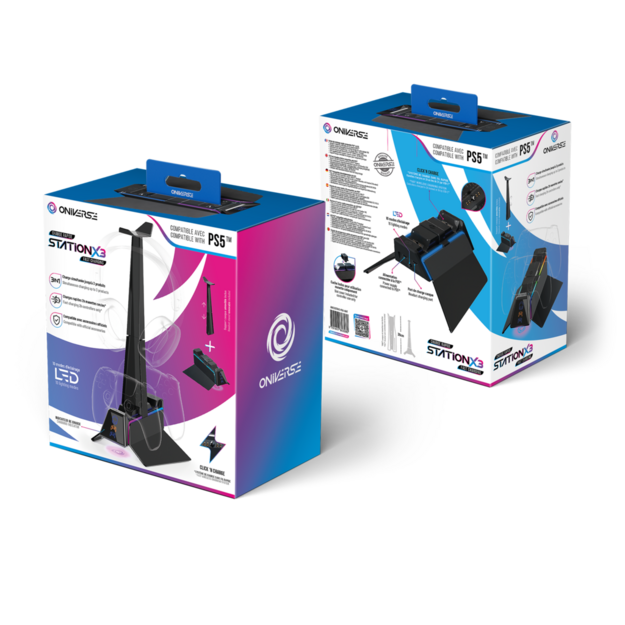 ONIVERSE PS5 FAST CHARGING STATION - BLACK