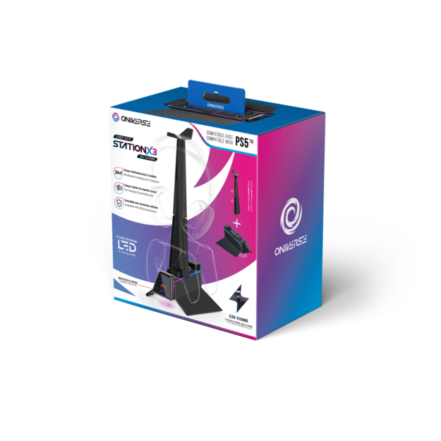 ONIVERSE PS5 FAST CHARGING STATION - BLACK