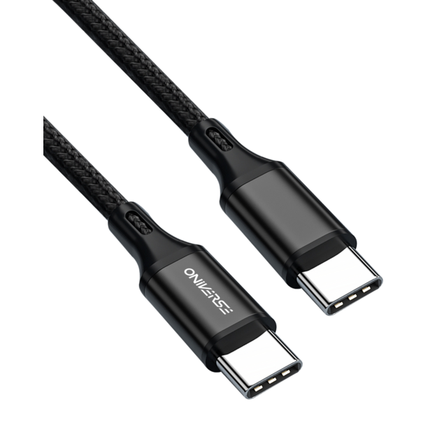 Oniverse Usb-C To Usb-C Charging Cable, 3 M - Black
