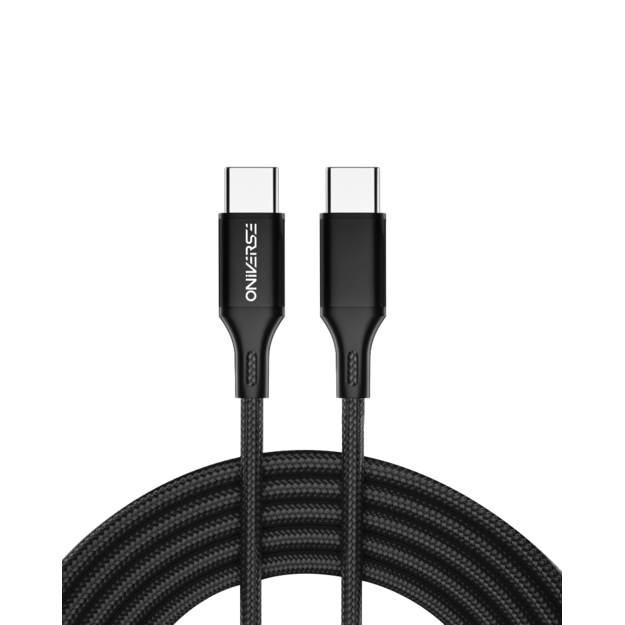 Oniverse Usb-C To Usb-C Charging Cable, 3 M - Black