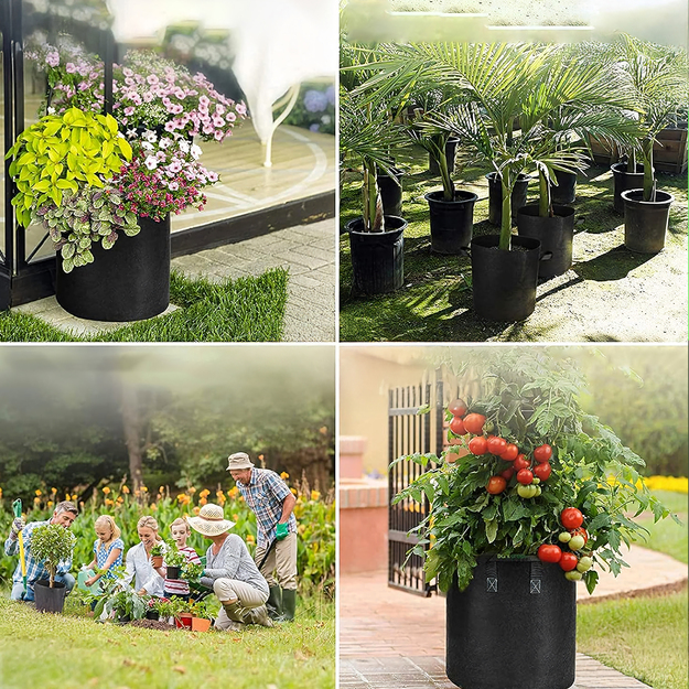 Pintas gėlių vazonų maišas daržovėms ir gėlėms sodinti, 11,5 l