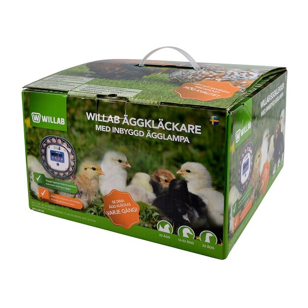 Willab - Egg incubator with room for 22 eggs - fully automated