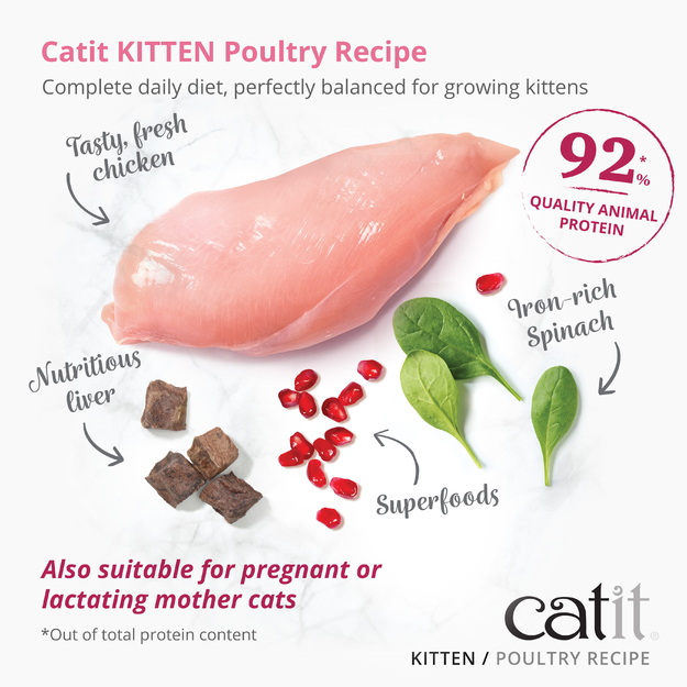 Catit - Premium Dry Food for Kittens - Chicken - 2 kg