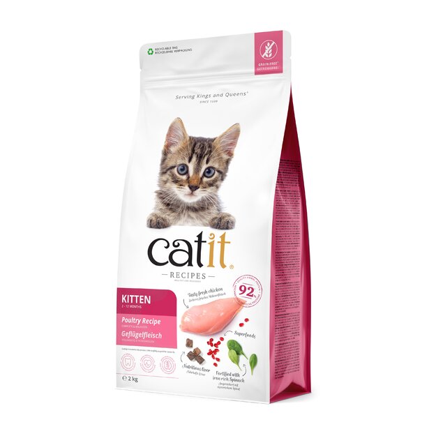 Catit - Premium Dry Food for Kittens - Chicken - 2 kg