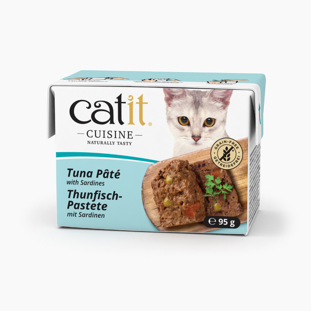 Catit - Cuisine Premium Wet Food for Cats - Tuna Pâté with Sardines - 95 g
