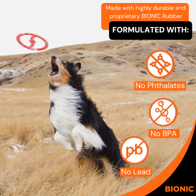 Bionic - Toss-N-Tug Ring - Orange - 22.7 cm