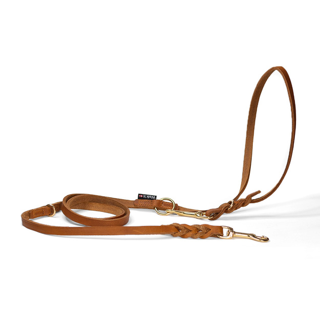WalkFit - Tracking Leash - Cognac - S