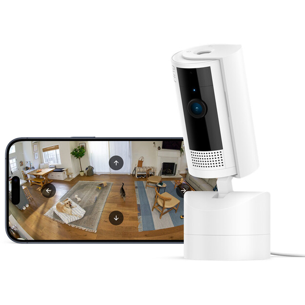 Ring - Pan-Tilt Indoor Cam, White