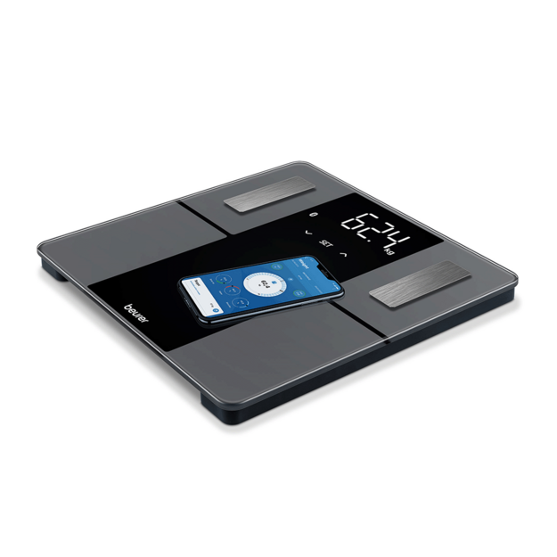 Beurer - BF 500 Super Black Edition Diagnostic Bathroom Scale - 5 Years Warranty