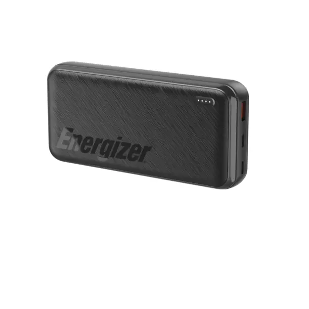 Energizer - 20K high capacity fast charging power bank - 20000mAh - Black