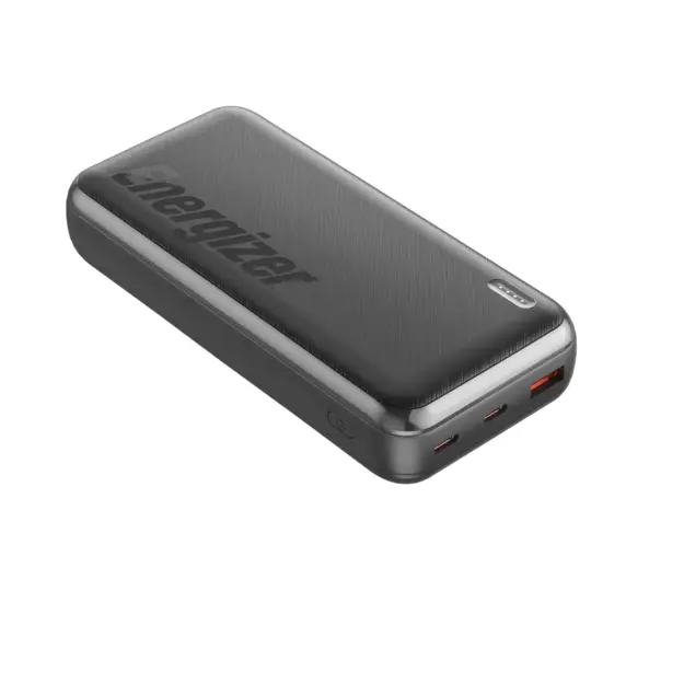 Energizer - 20K high capacity fast charging power bank - 20000mAh - Black