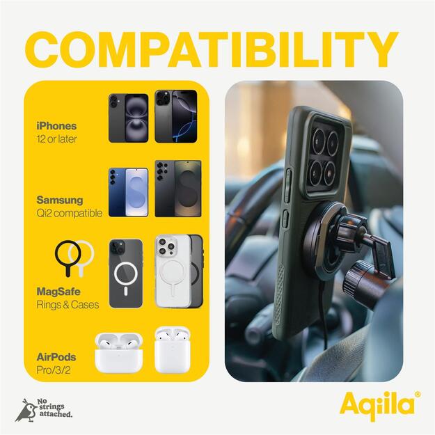Aqiila - Chargebird QC1 - Qi2 Wireless Charger 3in1