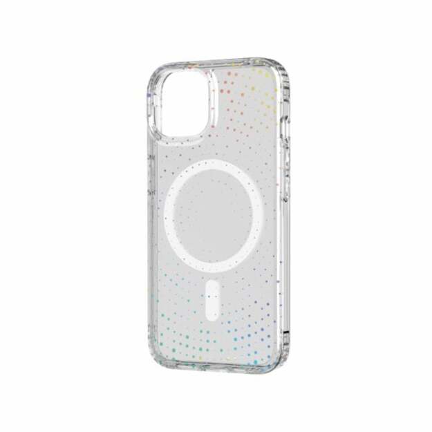 Tech21 - Evo Sparkle MagSafe - iPhone 13/14/15 - Clear