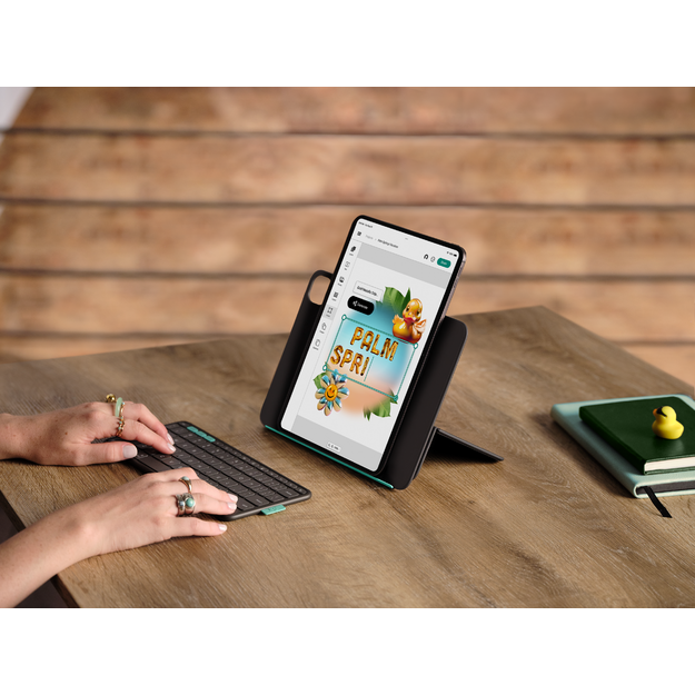 Logitech - Flip Folio  for iPad Pro & Air 11'' - Graphite - Nordic