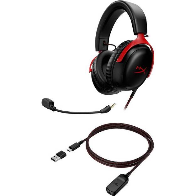 HyperX - Cloud III Wired Black/Red