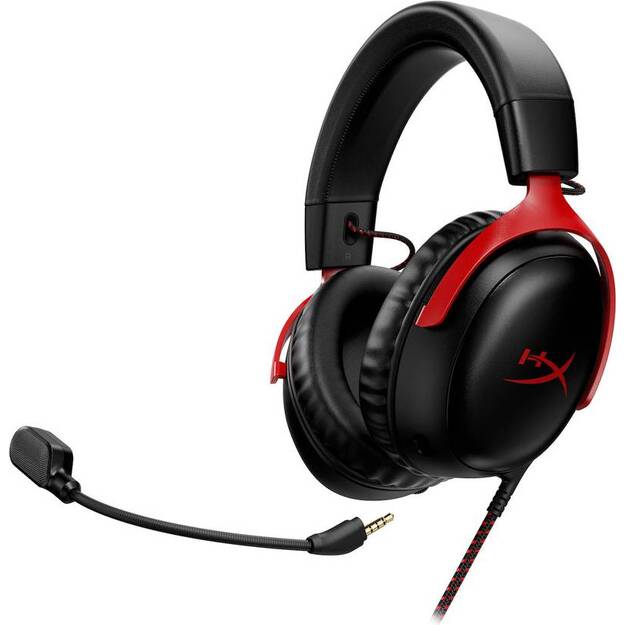 HyperX - Cloud III Wired Black/Red