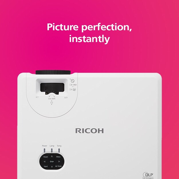 RICOH - Compact Projector PJ WXL5860 30-300'' (4700 Lumen)