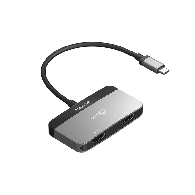 J5create - 8K USB-C To DUAL HDMI Display Adapter
