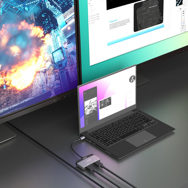 J5create - 8K USB-C To DUAL HDMI Display Adapter