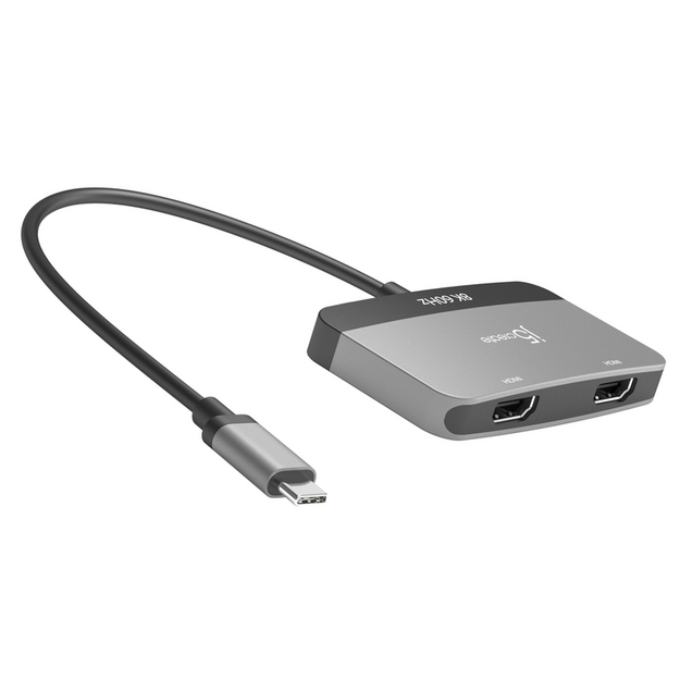 J5create - 8K USB-C To DUAL HDMI Display Adapter