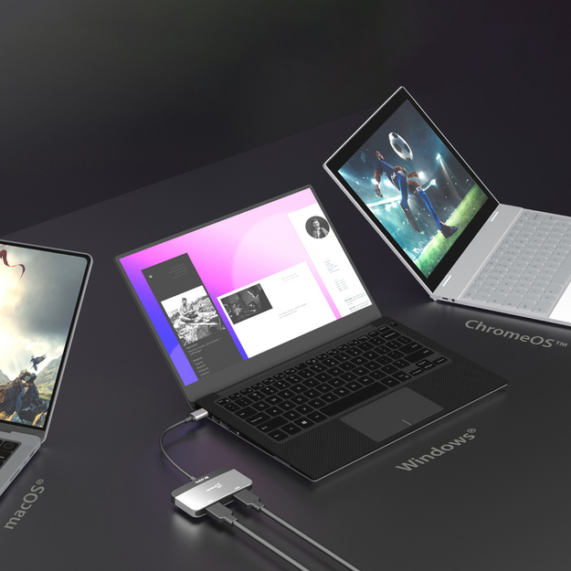 J5create - 8K USB-C To DUAL HDMI Display Adapter