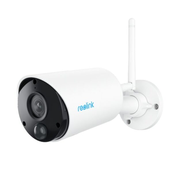 Reolink – Argus Eco (B320) Battery-Powered Outdoor Wi-Fi Camera – White
