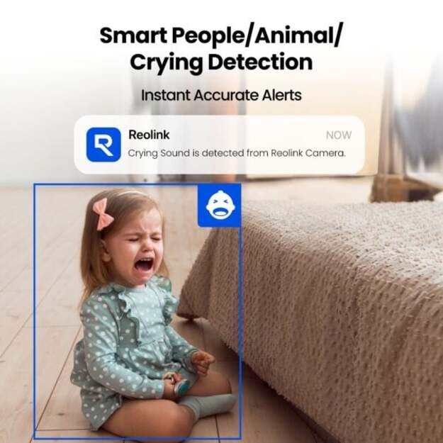 Reolink – E321 Smart Wi-Fi PT Indoor Camera – White