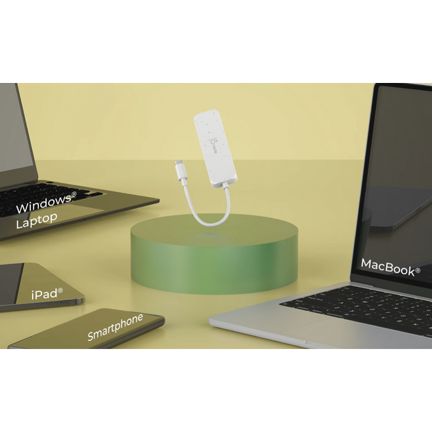 J5create - Eco-Friendly USB-C To 4-Port Type-C Gen 2 Hub