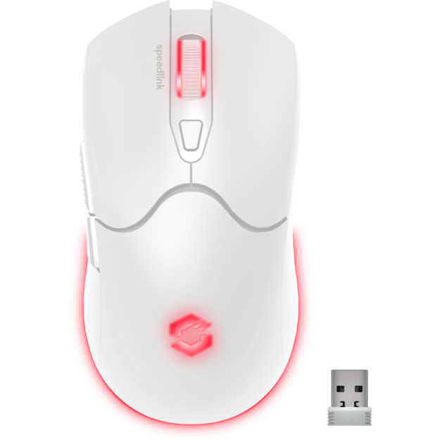 Speedlink - VELOX Rechargeable RGB Wireless Gaming Mouse - White