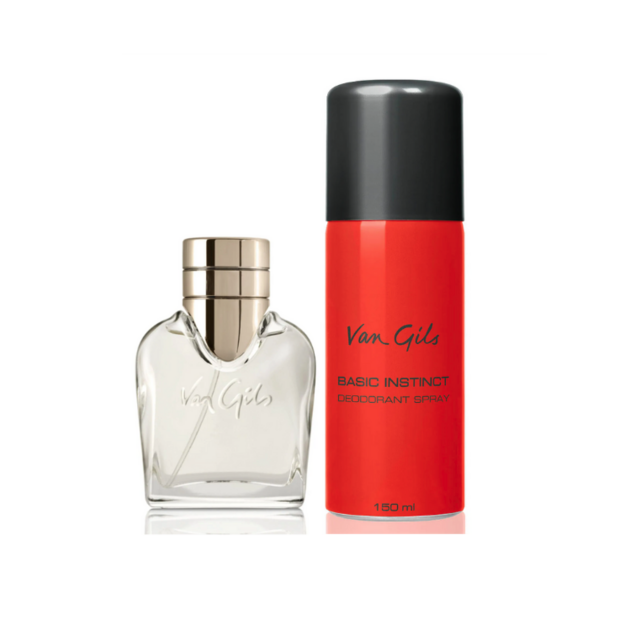 Van Gils - Basic Instinct EDT 40 ml & Deodorant Spray 150 ml Gift Set
