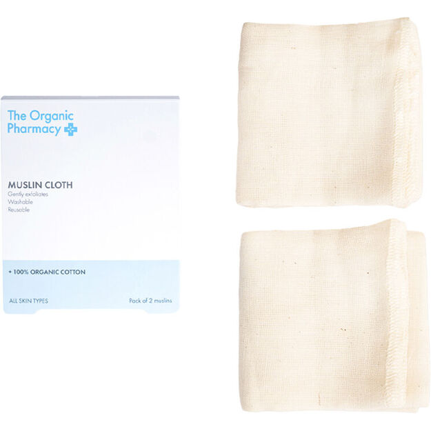 The Organic Pharmacy - Organic Muslin Cloth (pack of 2) (TOPSCCMC00200)