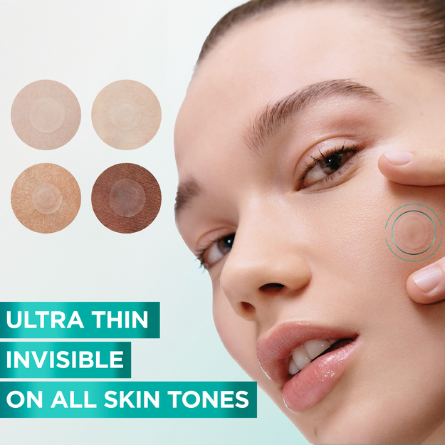 Garnier - PureActive Invisible Pimple Patch for impure skin - 22 pc - 10mm and 12mm