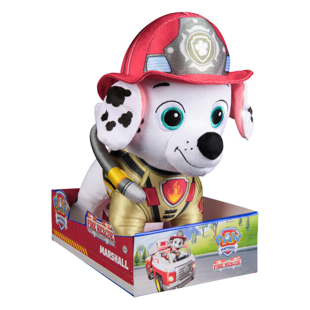Paw Patrol - Fire Rescue Deluxe Plush 30 cm - Marshall (6073667)