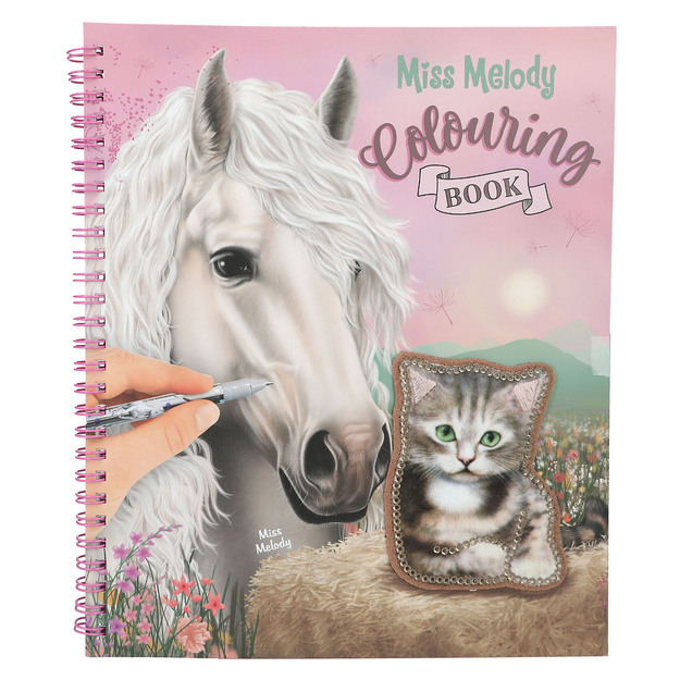 Miss Melody - Colouring Book With Sequins (413745)