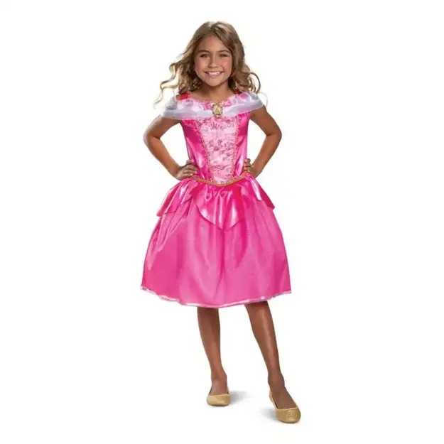 Disguise - Disney Sleeping Beauty Aurora Deluxe Costume (7-8 years) (129409K-EU-PK1)
