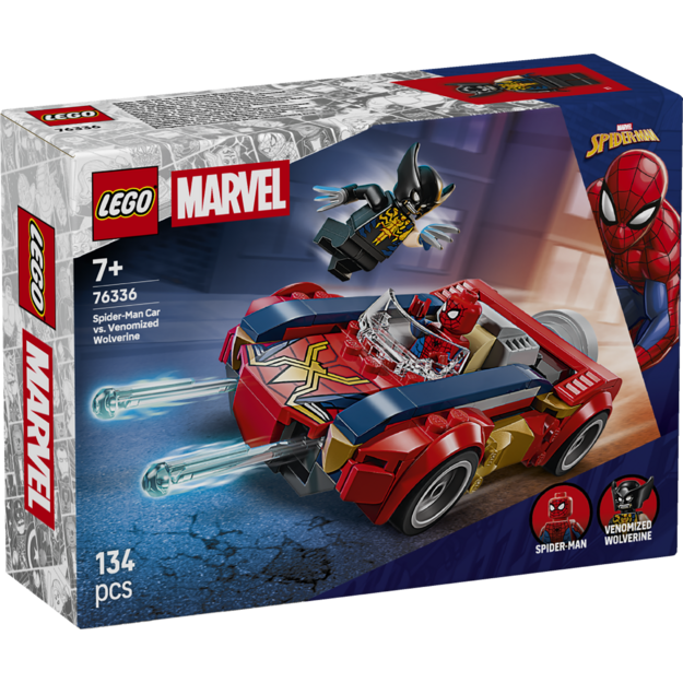 LEGO - Super Heroes - Spider-Man Car vs. Venomized Wolverine (76336)