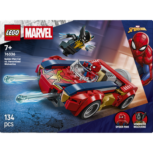 LEGO - Super Heroes - Spider-Man Car vs. Venomized Wolverine (76336)