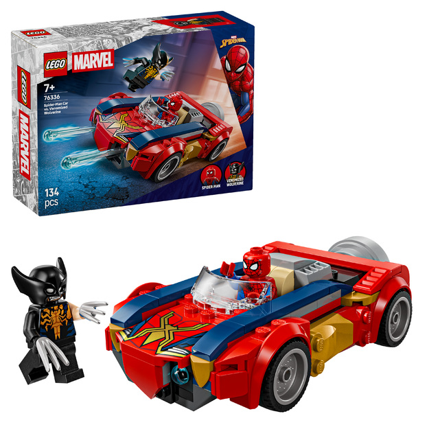 LEGO - Super Heroes - Spider-Man Car vs. Venomized Wolverine (76336)