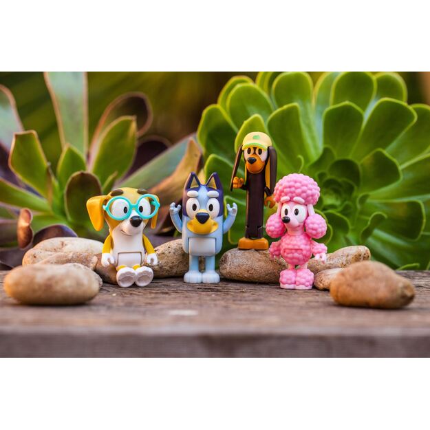 Bluey - Figure 4-pack  - Bluey & Friends (90202)
