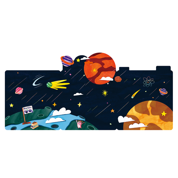 mierEdu - Jelly Stickers - Movable - Space Explorer (ME265)