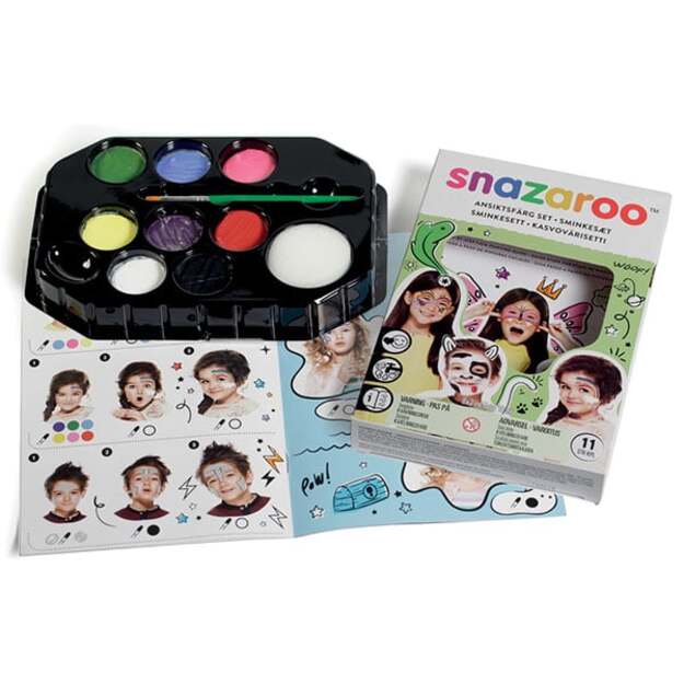 Snazaroo - Face paint kit 10 Parts & Idea Book